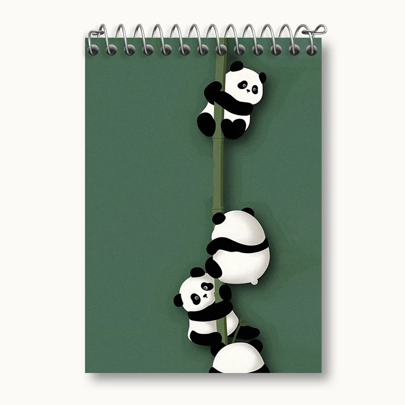 دفتر یادداشت 50 برگ خندالو طرح پاندا کیوت کد N2718