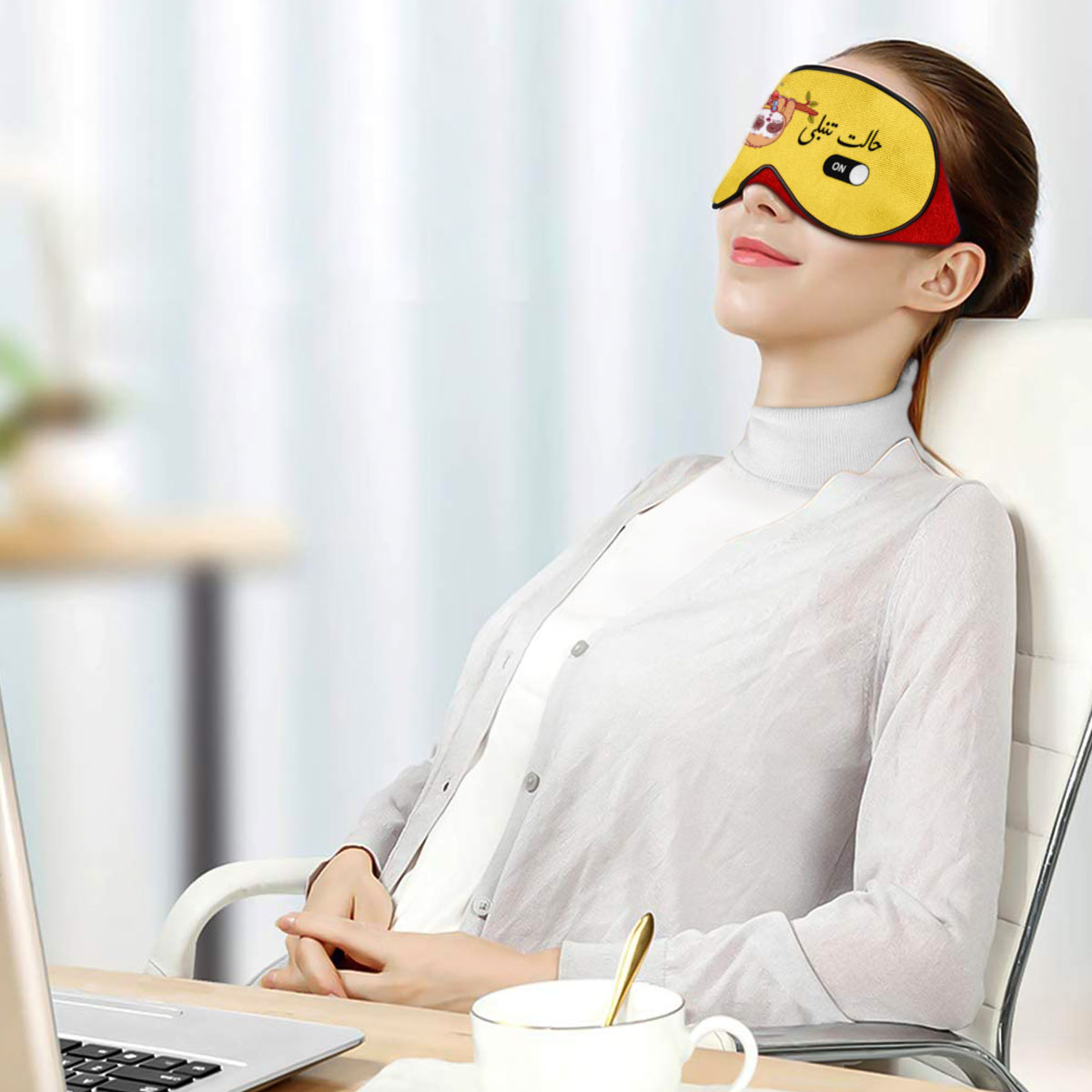 چشم بند خواب مدل SL تنبلی 10