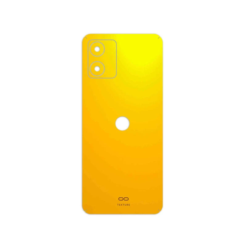 برچسب پوششی ماهوت مدل Matte-Deep-Mustard مناسب برای گوشی موبایل موتورولا Moto E13