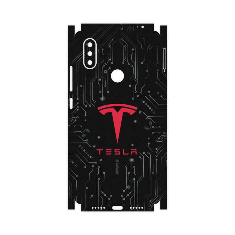 برچسب پوششی ماهوت مدل TESLA-Motors-FullSkin مناسب برای گوشی موبایل شیائومی MI 8 SE