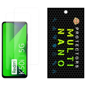 Multi Nano X-S2N Model Transparent Screen Protector Suitable For Xiaomi Redmi K50i Mobile Phone Pack Of 2