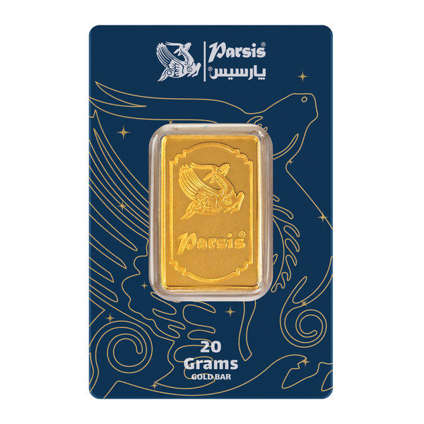شمش طلا 24 عیار پارسیس مدل 020 Zarmehr