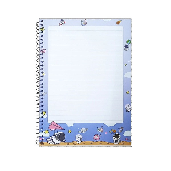 دفتر مشق 60 برگ نهال طرح فضانورد کد 2571