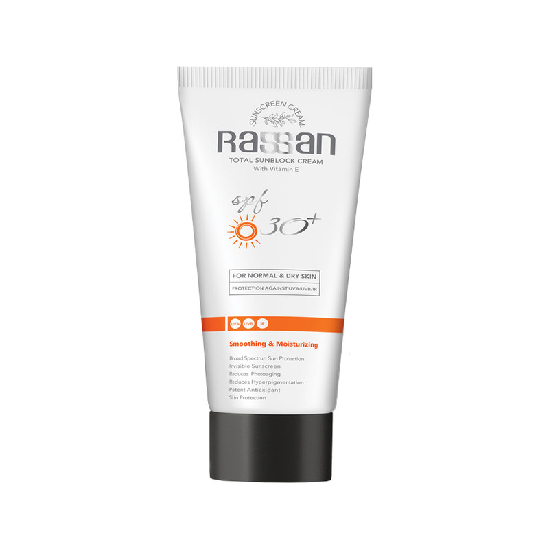 کرم ضد آفتاب بدون رنگ راسن SPF 30 مدل spectrun مناسب پوستهای معمولی حجم 40 میلی لیتر کرم ضد آفتاب بدون رنگ راسن SPF 30 مدل spectrun مناسب پوستهای معمولی حجم 40 میلی لیتر