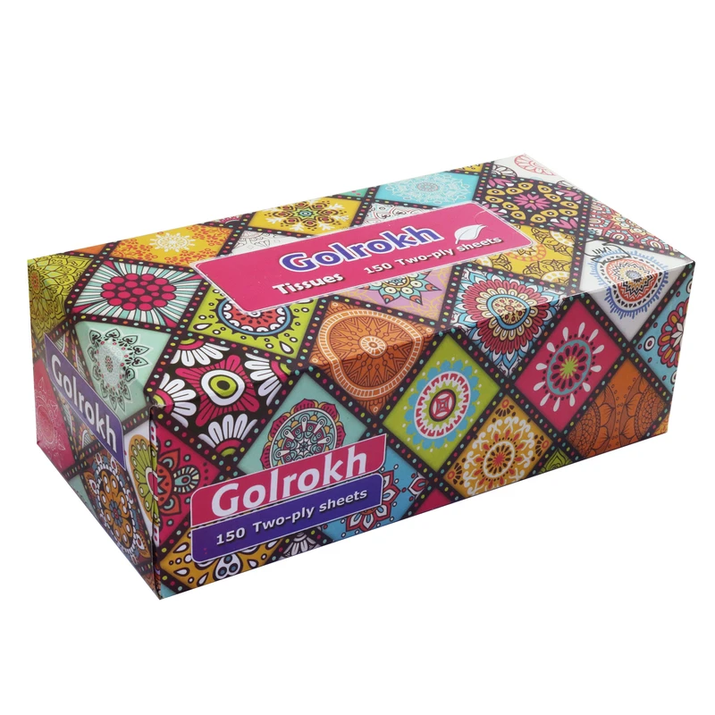 دستمال کاغذی 150 برگ گلرخ مدل MO150