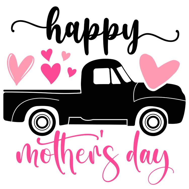 استیکر پارچه و لباس پاد آفرین مدل روز مادر کد DKST411