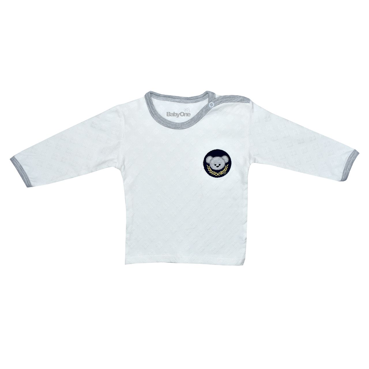 ست تی شرت و شلوار نوزادی بی بی وان مدل لوزی کد 1 -  - 4