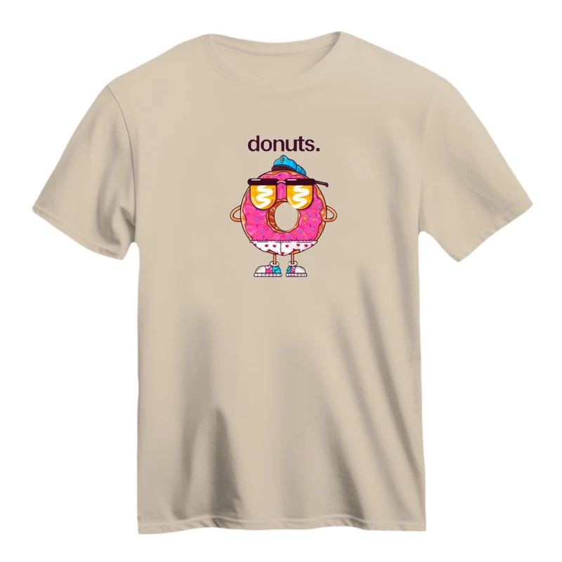 تی شرت آستین کوتاه زنانه مدل دونات