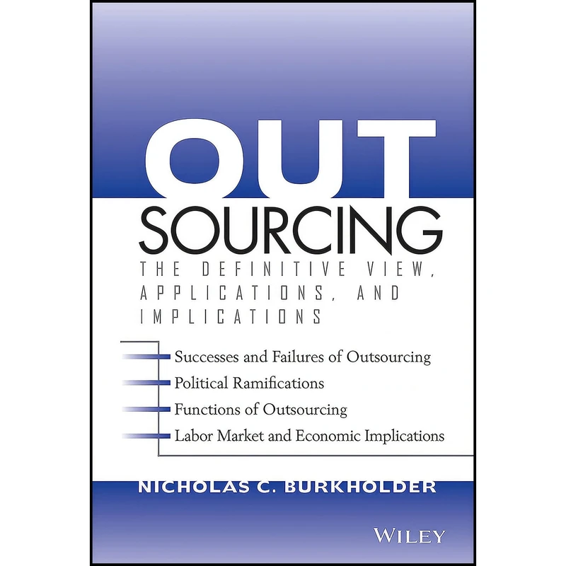 کتاب Outsourcing اثر Nicholas C. Burkholder انتشارات Wiley