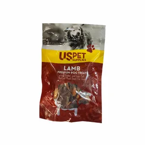 تشویقی سگ یو اس پت مدل گوش خرگوشی طعم گوشت بره وزن 100 گرم