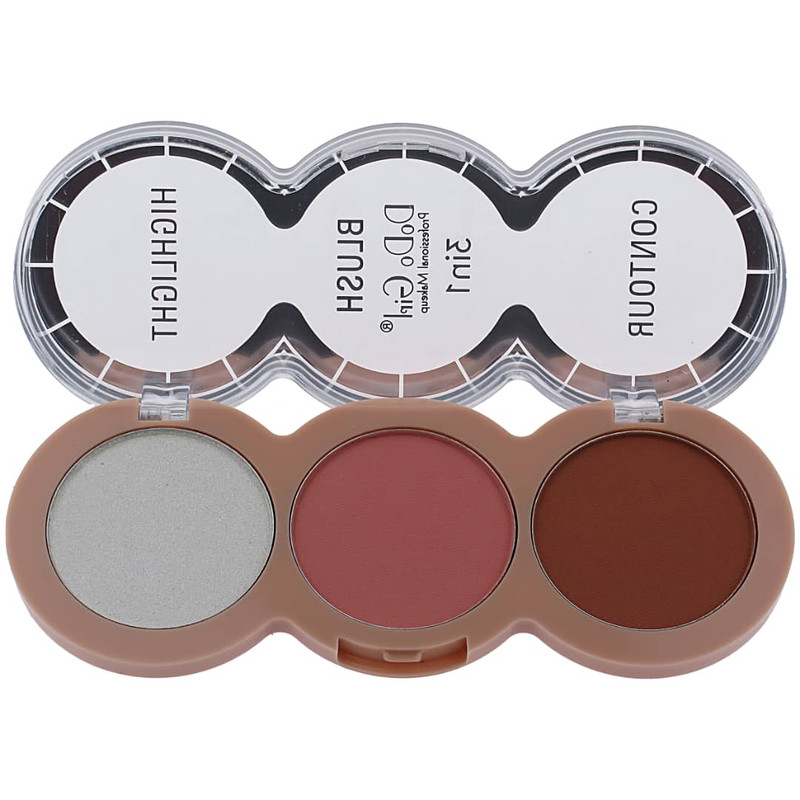 پالت هایلایتر و رژگونه و کانتور دودوگرل شماره 01