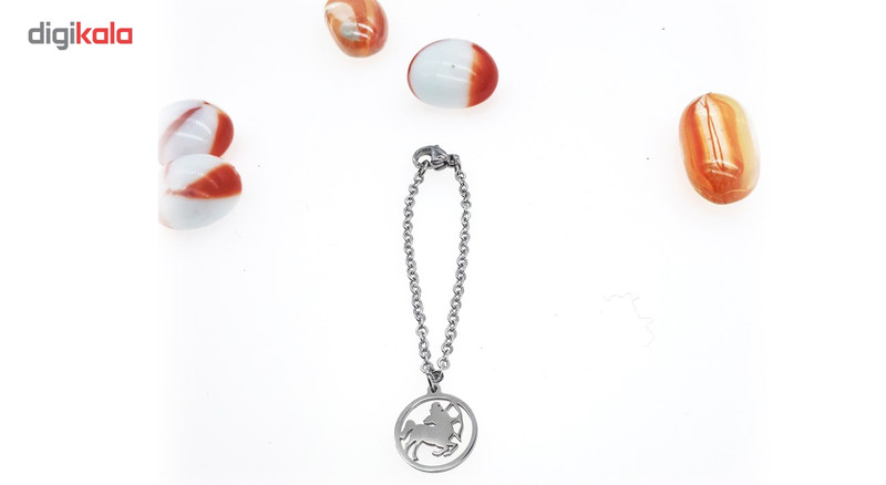 آویز ساعت شهر شیک طرح ماه آذر مدل AS902