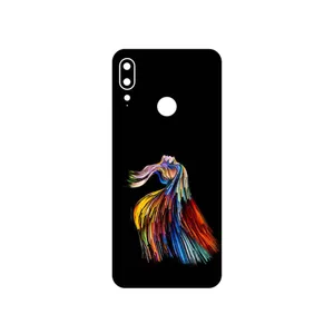 MAHOOT Rainbow Hair Digital Art Cover Sticker for Motorola Moto E6 Plus