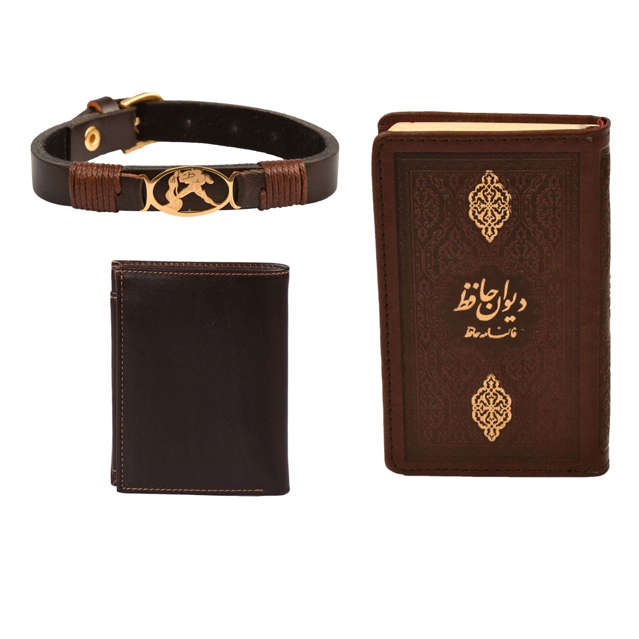 ست هدیه طرح تولد بهمن  کهن چرم  مدل m106- 11