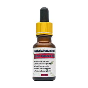 روغن رویش دهنده و ضد ریزش ابرو هربال مدل 6 گیاه حجم 15 میلی لیتر