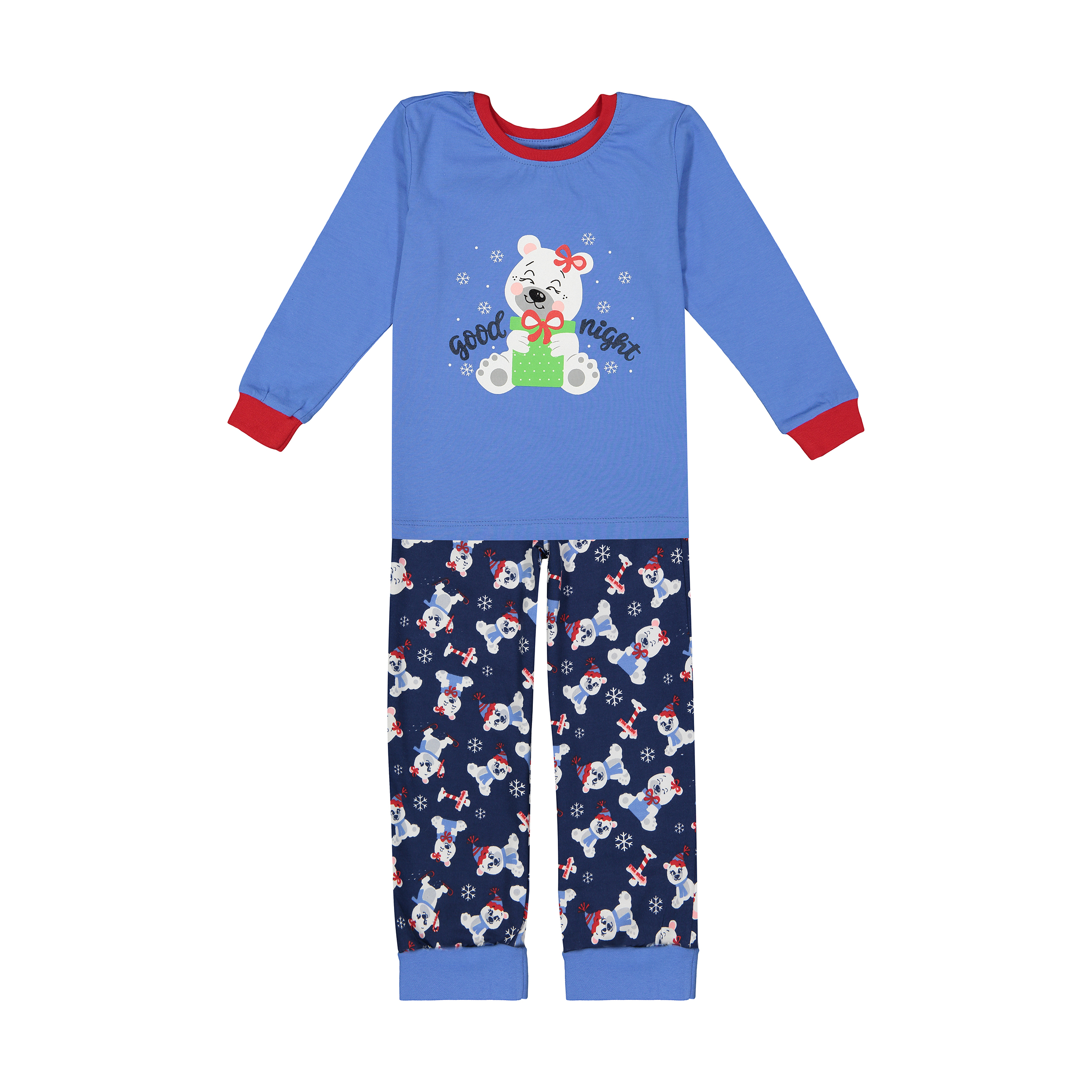 ست تی شرت و شلوار نوزادی پسرانه آدمک مدل 1521262-52