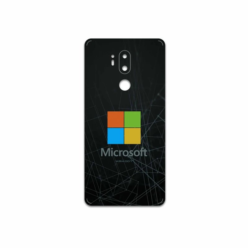 برچسب پوششی ماهوت مدل Microsoft-Logo مناسب برای گوشی موبایل ال جی G7 PLUS THINQ