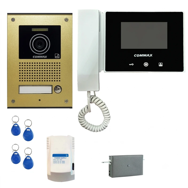 مجموعه دربازکن تصویری کوماکس مدل 43SM-4UCMGOLD یک واحدی