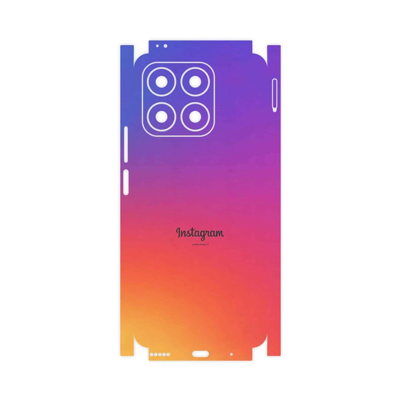 برچسب پوششی ماهوت مدل Instagram-FullSkin مناسب برای گوشی موبایل آنر X8a