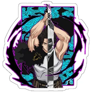 استیکر لپ تاپ مدل Yami Black Clover