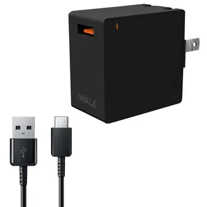 شارژر دیواری ای واک مدل L-QC به همراه کابل USB-C