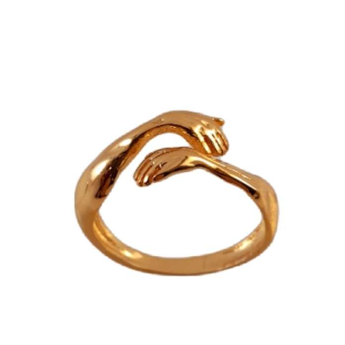 انگشتر زنانه مدل آغوش 137