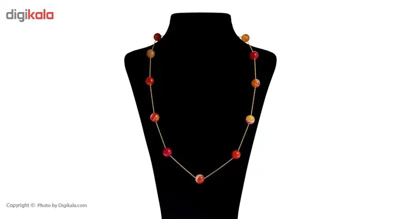 گردنبند طلا 18 عیار زنانه ماهک مدل MM0528