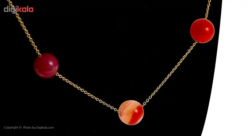 گردنبند طلا 18 عیار زنانه ماهک مدل MM0528