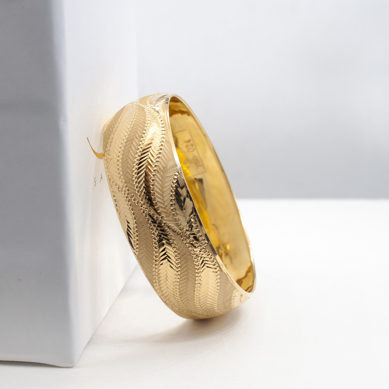 النگو طلا 18 عیار زنانه سهی مدل VB49-1