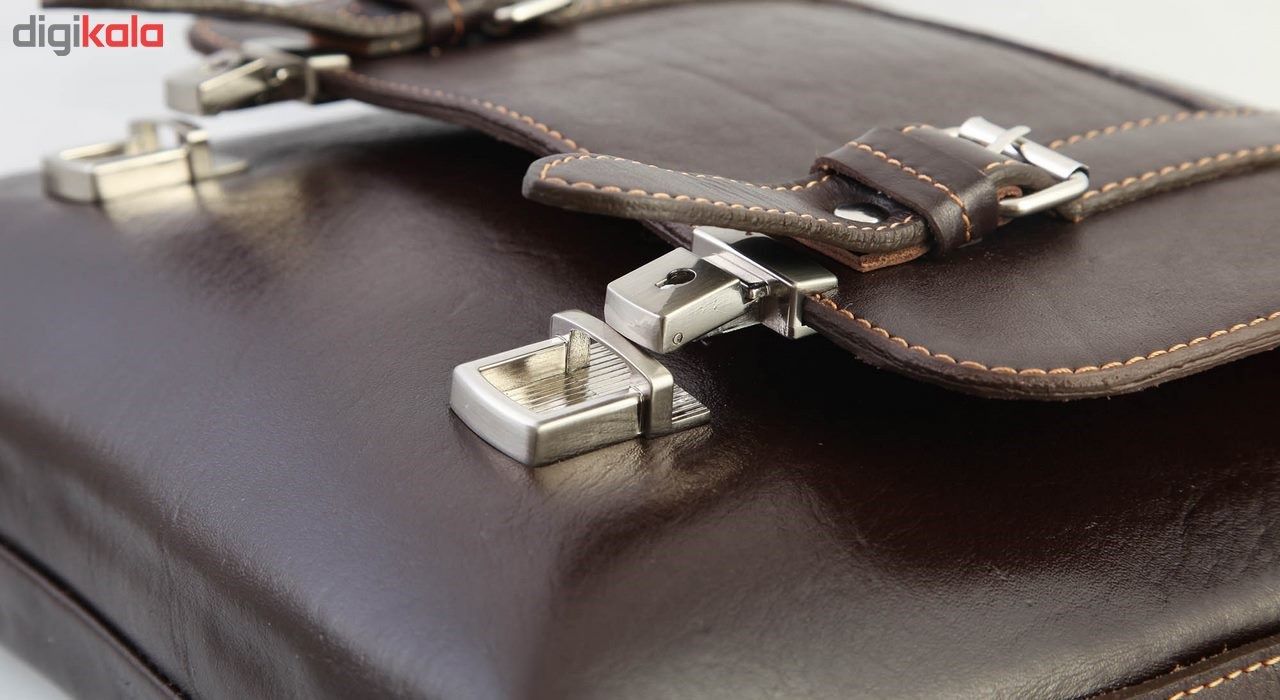 کیف دوشی چرم طبیعی گالری ماندگار مدل اسپرت کد 136030 -  - 6