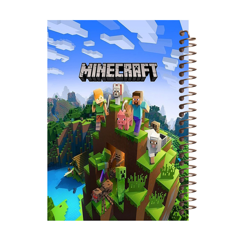 دفتر مشق 100 برگ طرح ماینکرافت کد H506