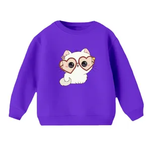 سویشرت بچگانه مدل گربه عینک قلبی 