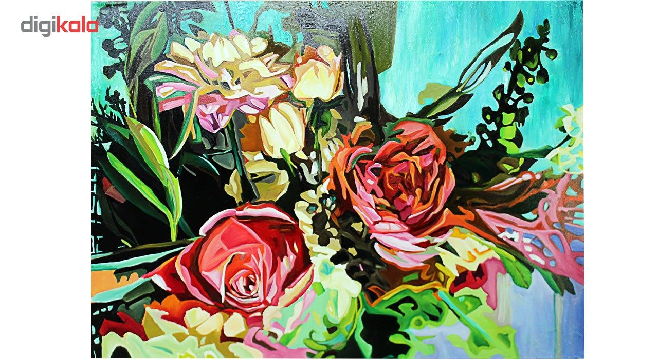 تابلو نقاشی گالری دست نگار طرح گل های رز کد 101-10