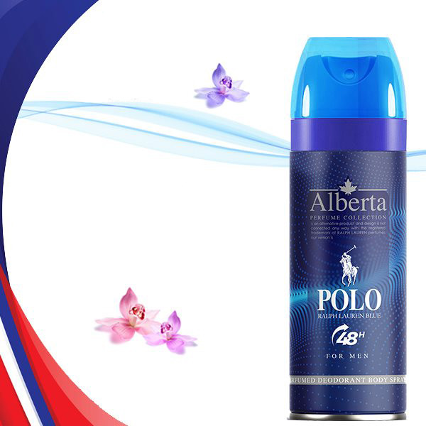 اسپری بدن مردانه آلبرتا مدل RALPH LAUREN - Polo حجم 200 میلی لیتر