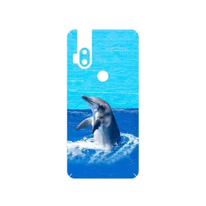 MAHOOT Dolphin Cover Sticker for Motorola One Hyper