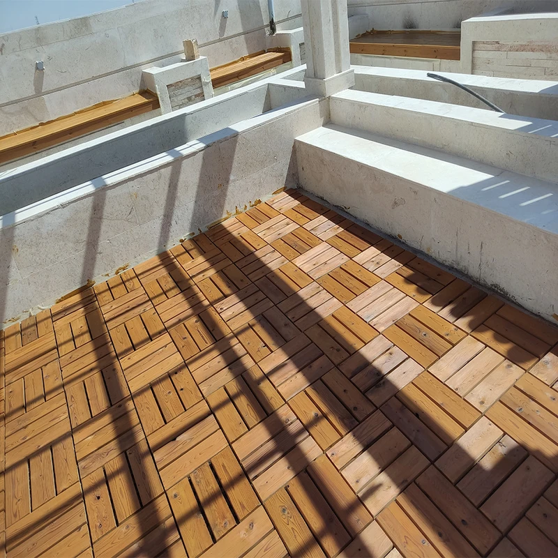 عکس شماره 7 : کفپوش مدل تایل ترموود 3 ردیفه سایز 30x30 سانتی متر