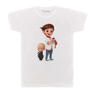تی شرت بچگانه پرمانه طرح بچه رئیس کد pmt.4201