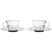 ست فنجان و نعلبکی نسپرسو مدل View Cappuccino بسته 2 عددی