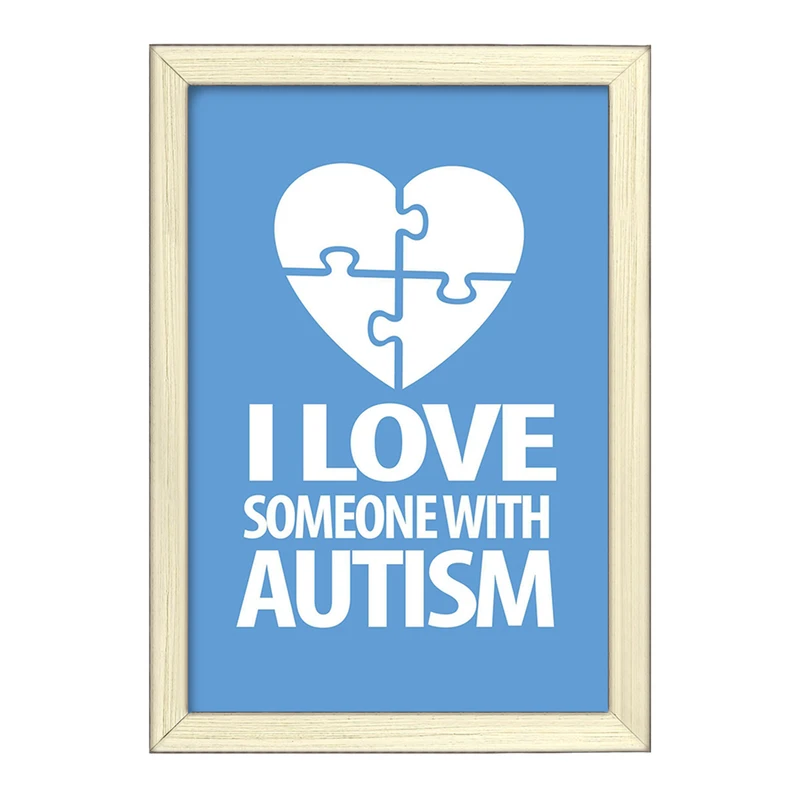 تابلو خندالو طرح اتیسم Autism کد 26725