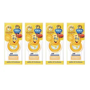 خوشبو کننده خودرو  فرش وی مدل Smile Vanilla - بسته 4 عددی