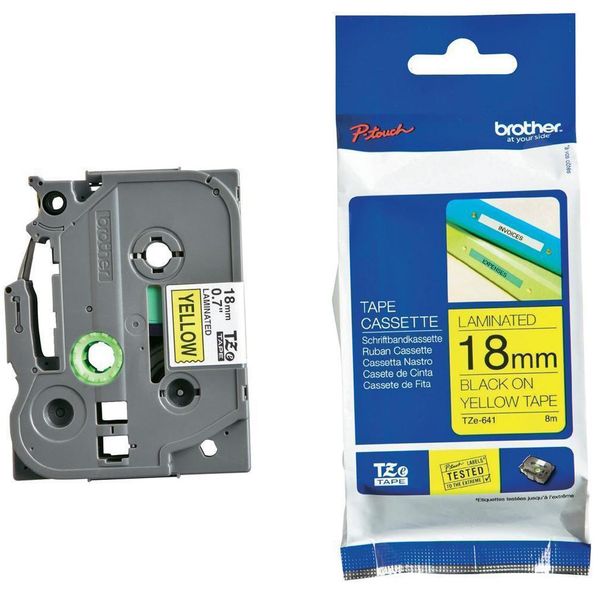 برچسب پرینتر لیبل زن برادر مدل TZe-641