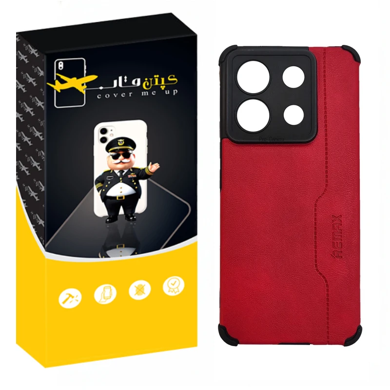 کاور کپتن قاب مدل چرم RM مناسب برای گوشی موبایل شیائومی Redmi Note 13 Pro 5G / Poco X6