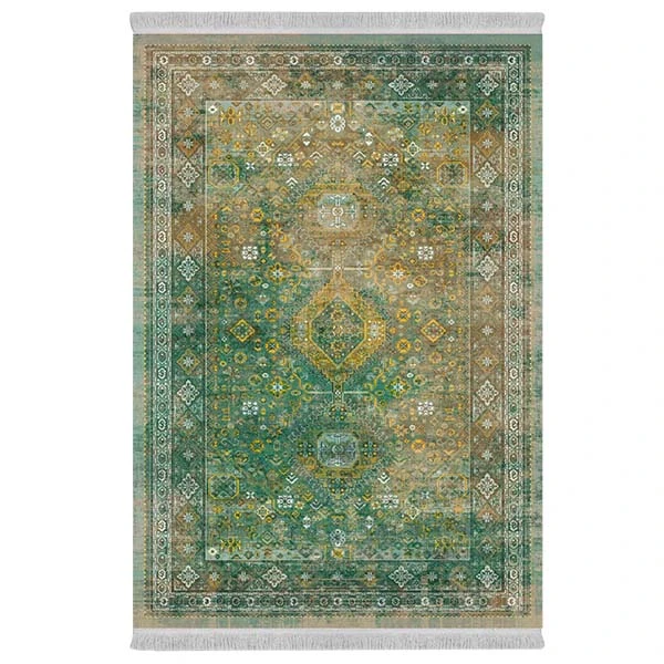 فرش پارچه‌ای دفه مدل فرشینه طرح مدرن کد 684