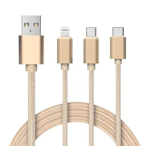 Hoco X2 Rapid USB To Lightning/microUSB/USB-C Cable 1m