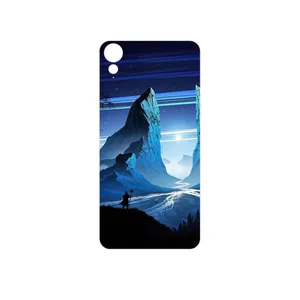 MAHOOT Blue Mountains Digital Art Cover Sticker for HTC Desire 825