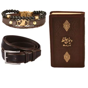 ست هدیه طرح تولد شهریور  کهن چرم مدل m98-6