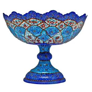 کاسه مسی مینا کاری شده گالری مند کد MN34