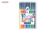 ماژیک 10 رنگ استدلر مدل Triplus Brilliant Colours