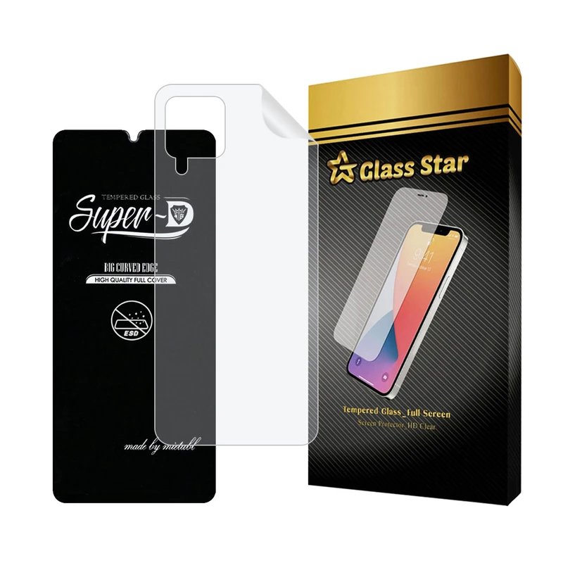 محافظ صفحه نمایش گلس استار مدل SUPNABKGS مناسب برای گوشی موبایل سامسونگ Galaxy A22 4G / M32 4G به همراه محافظ پشت گوشی