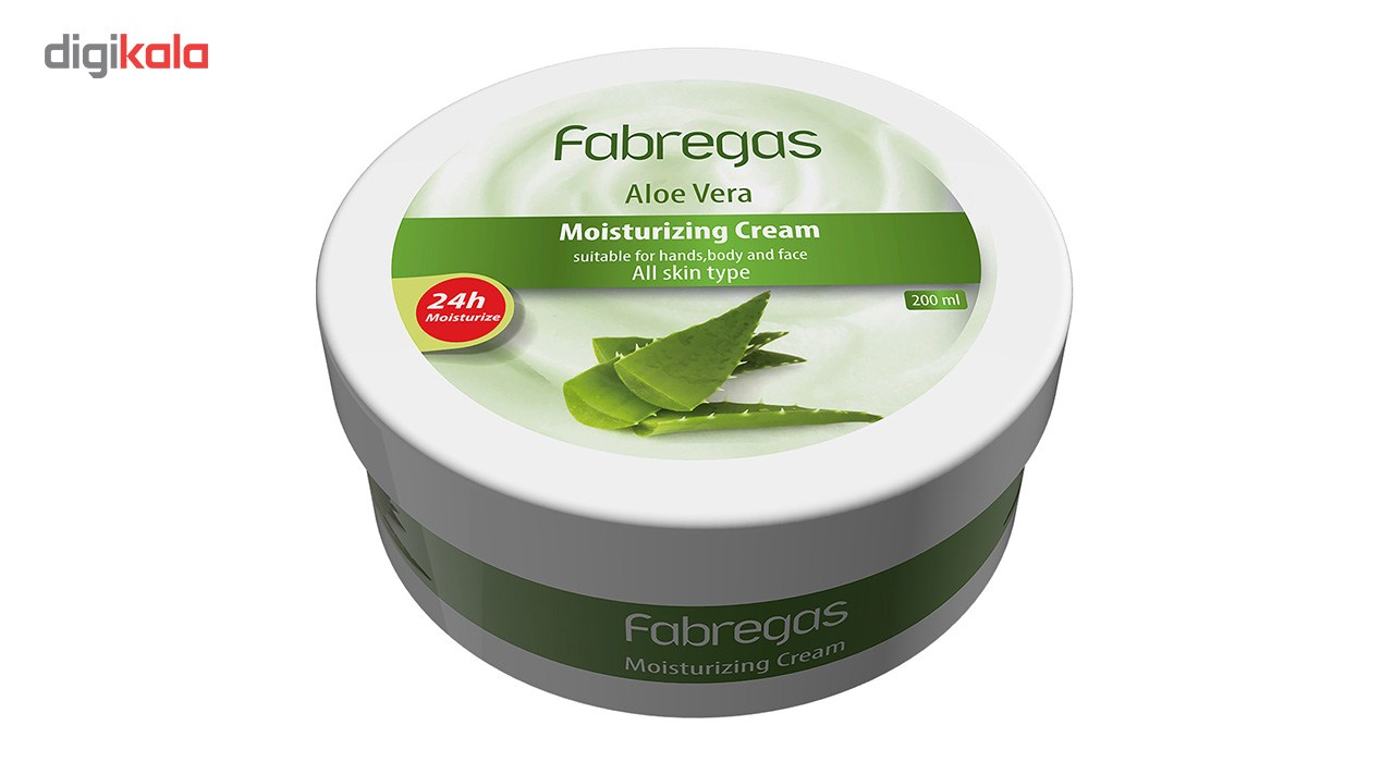 کرم مرطوب کننده فابریگاس مدل Aloevera حجم 200 میلی لیتر